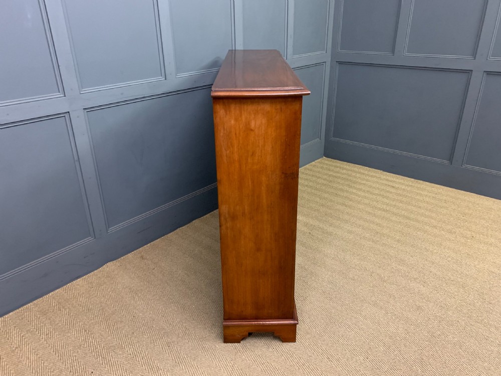 Edwardian Walnut Open Bookcase View VIII