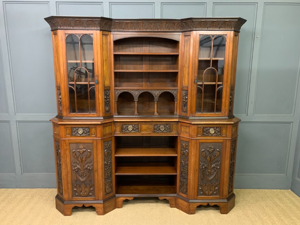Arts and Crafts Period Walnut Sideboard