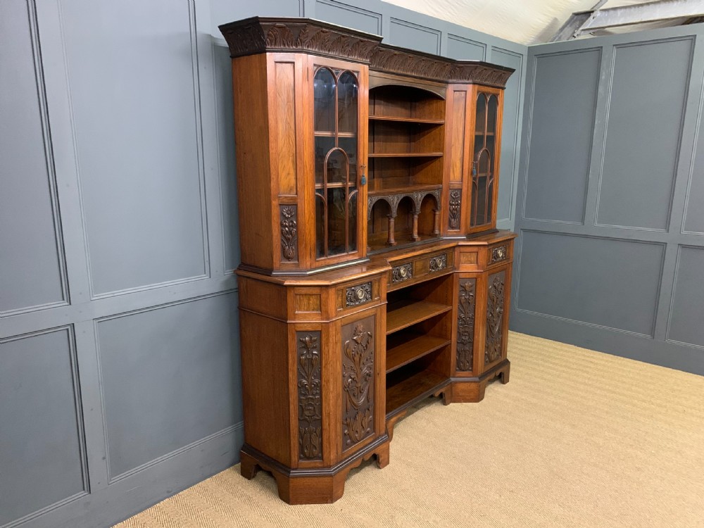Arts and Crafts Period Walnut Sideboard View XI