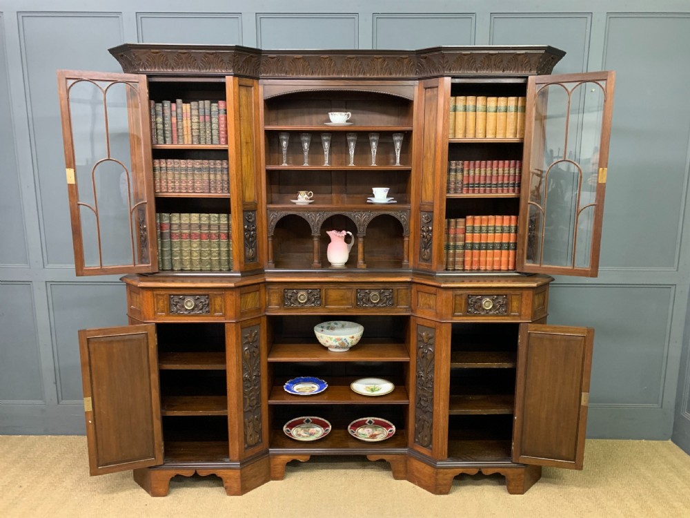 Arts and Crafts Period Walnut Sideboard View XVI