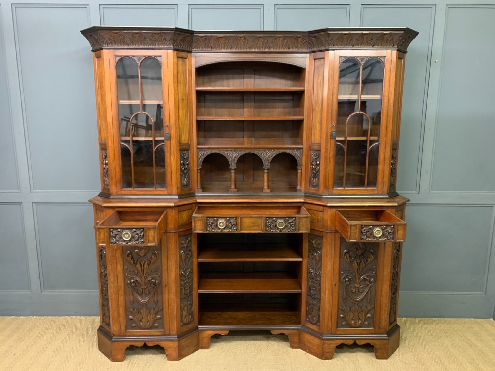 Arts and Crafts Period Walnut Sideboard View XVIII