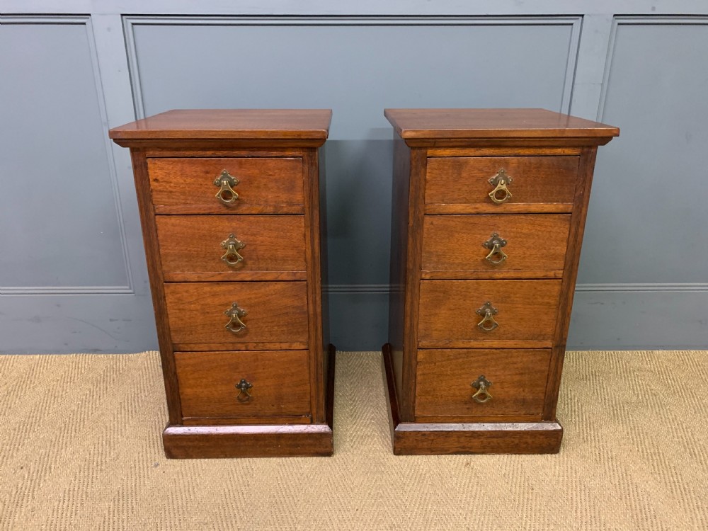 Pair of Victorian Bedside Chests View III