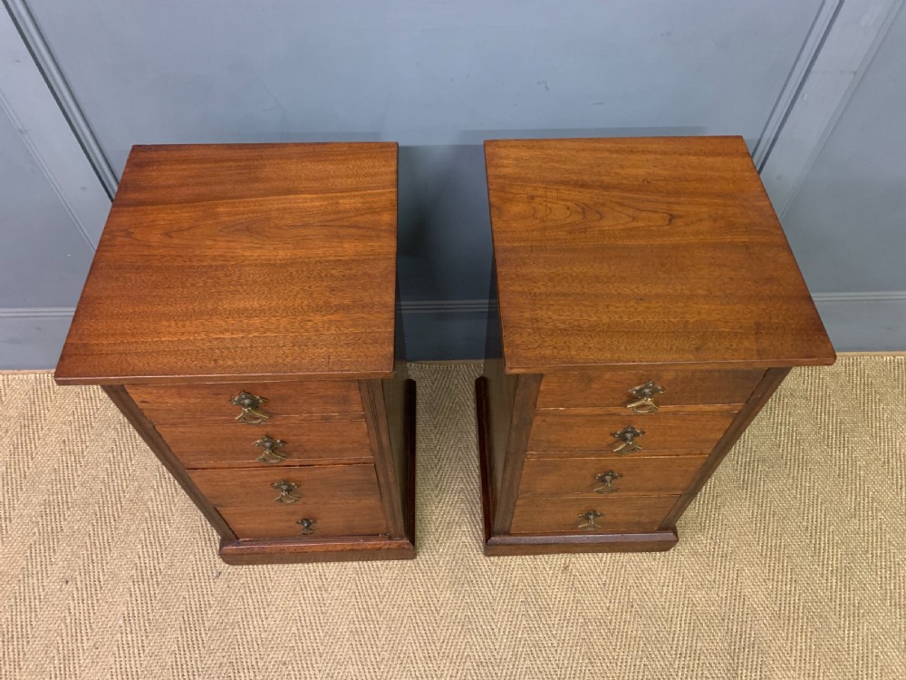 Pair of Victorian Bedside Chests View IV