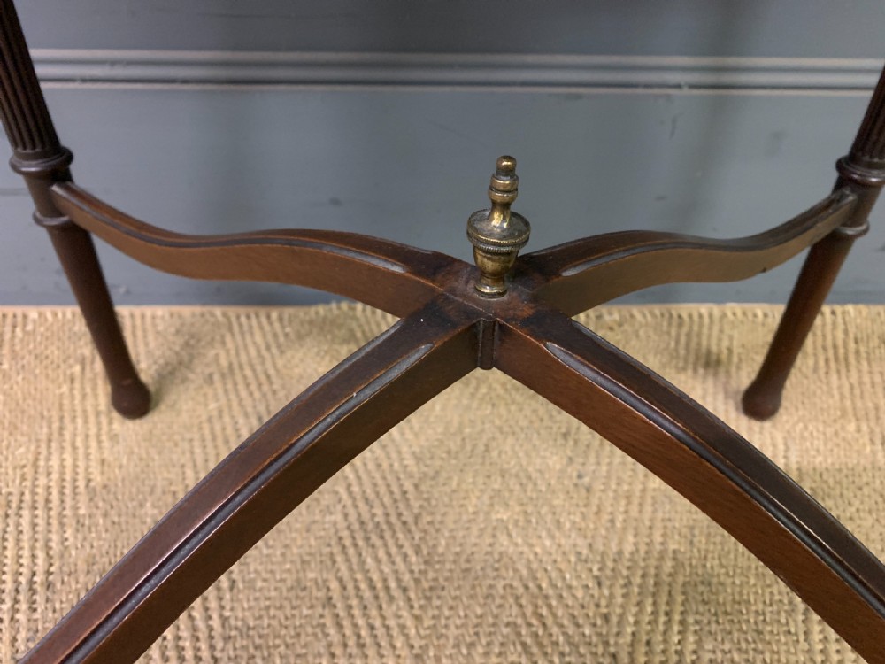 Oval Mahogany Occasional Table View V