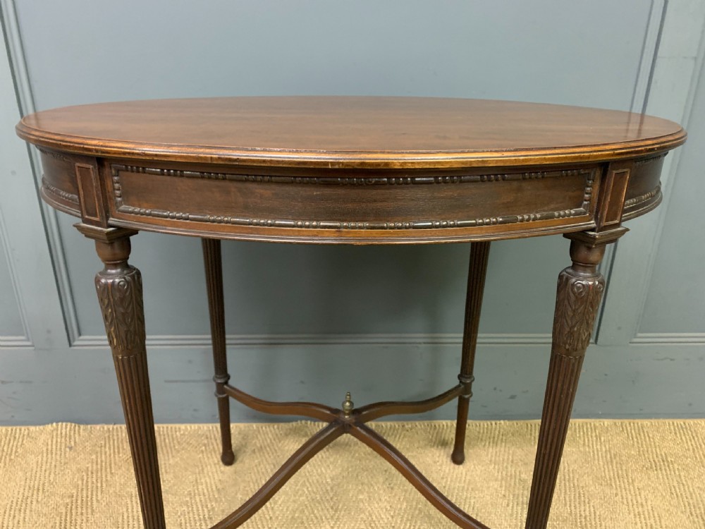 Oval Mahogany Occasional Table View VI