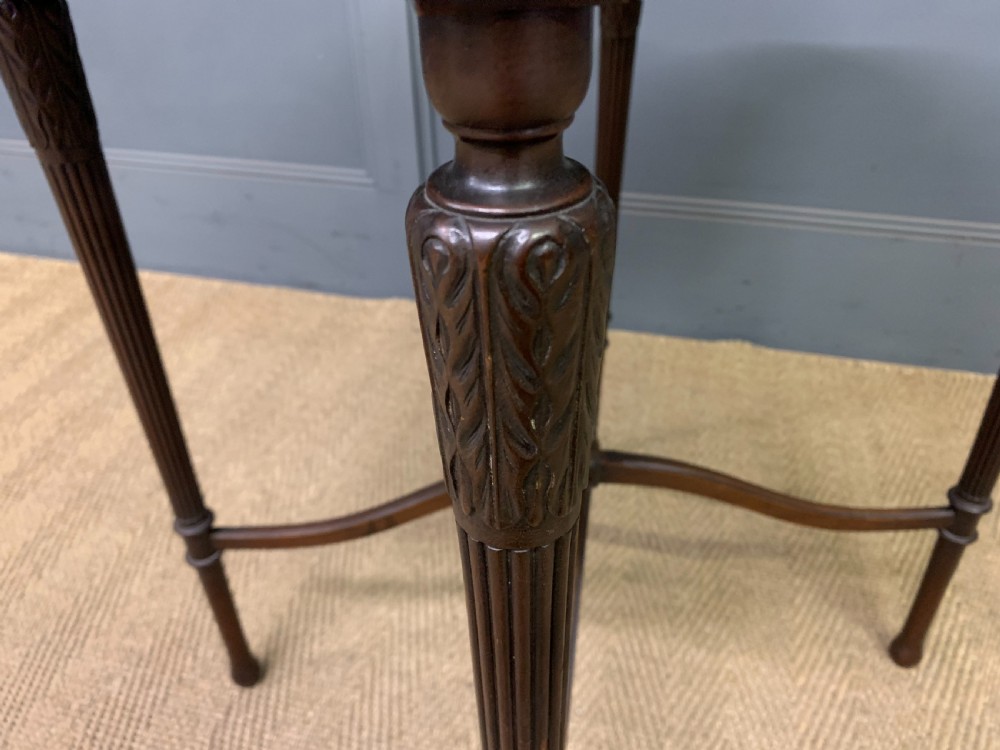 Oval Mahogany Occasional Table View IX