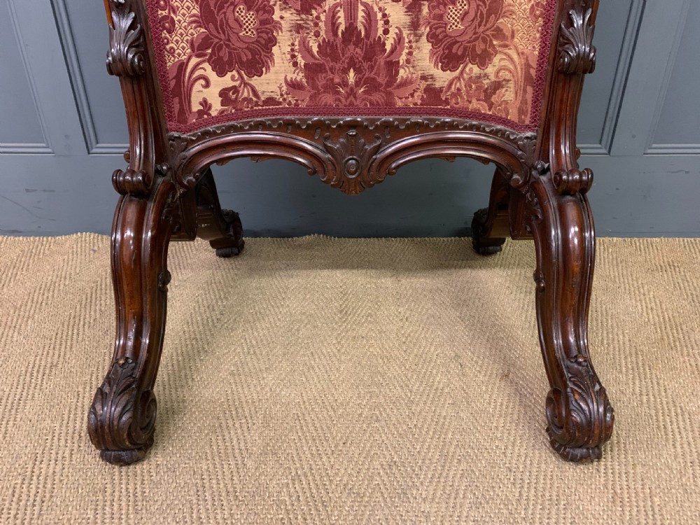 Fine Victorian Mahogany Firescreen View II