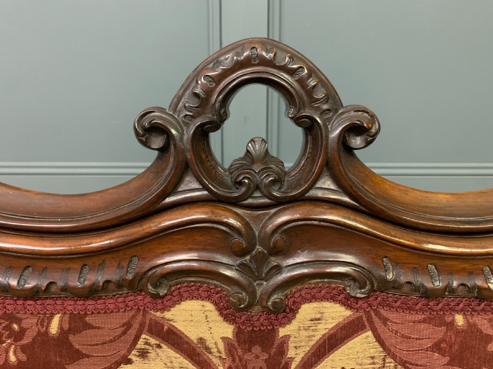 Fine Victorian Mahogany Firescreen View V