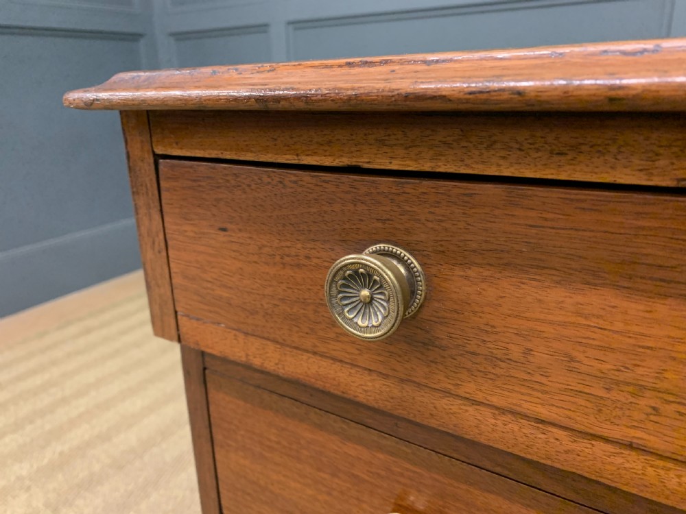 Large 19th Century 18 Drawer Partners Desk View VII