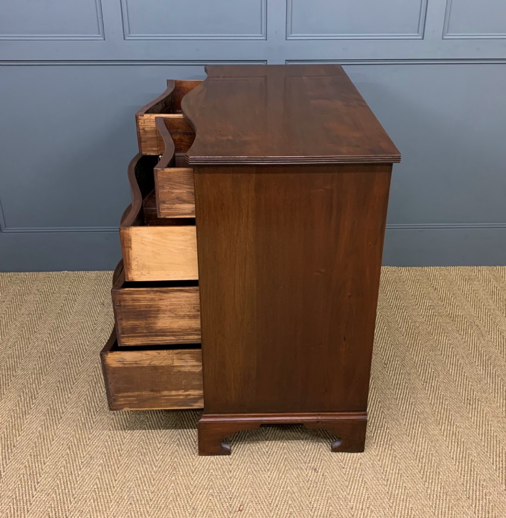 Serpentine Mahogany Chest of Drawers View XIV
