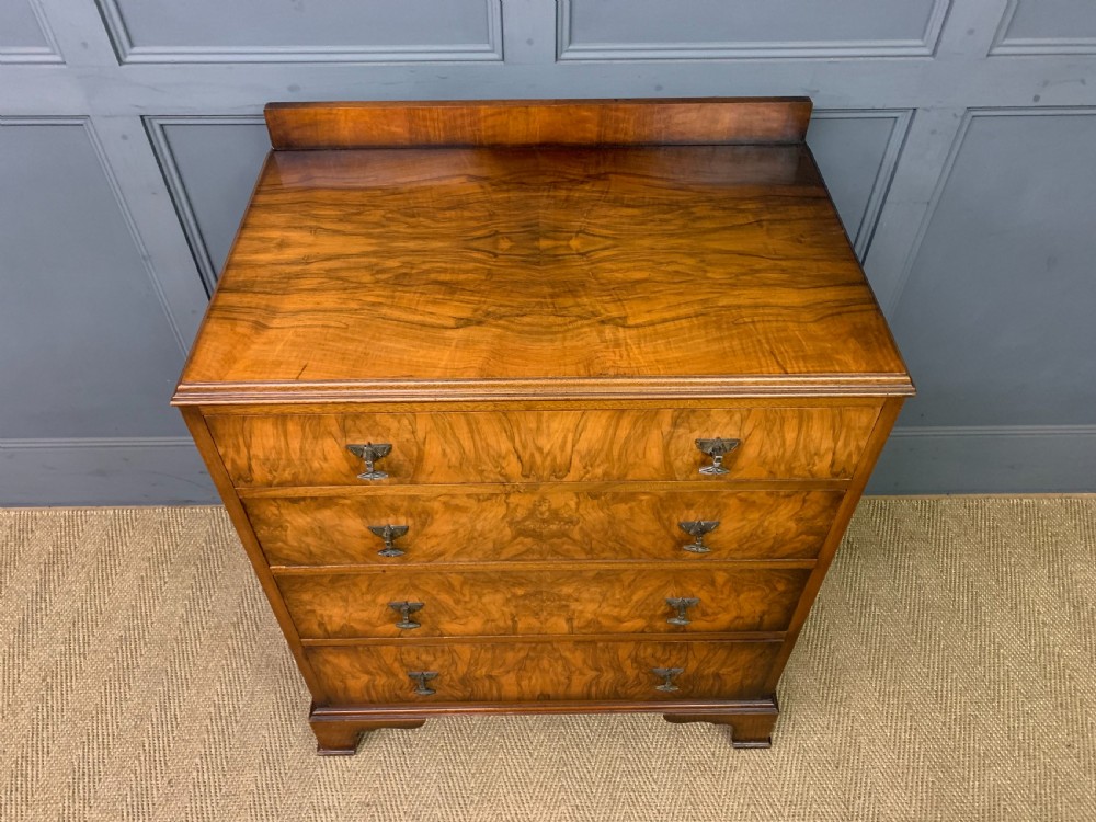 Waring and Gillow Art Deco Burr Walnut Chest of Drawers View III