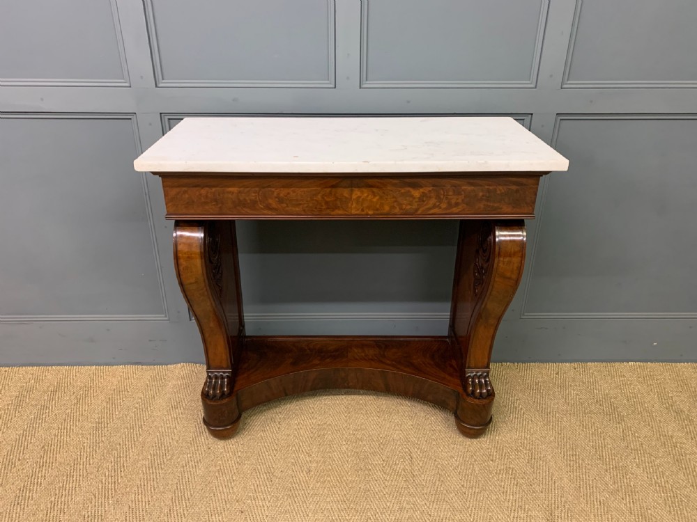 Regency Flame Mahogany Console Table View II