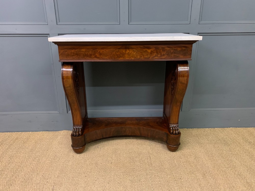 Regency Flame Mahogany Console Table View V