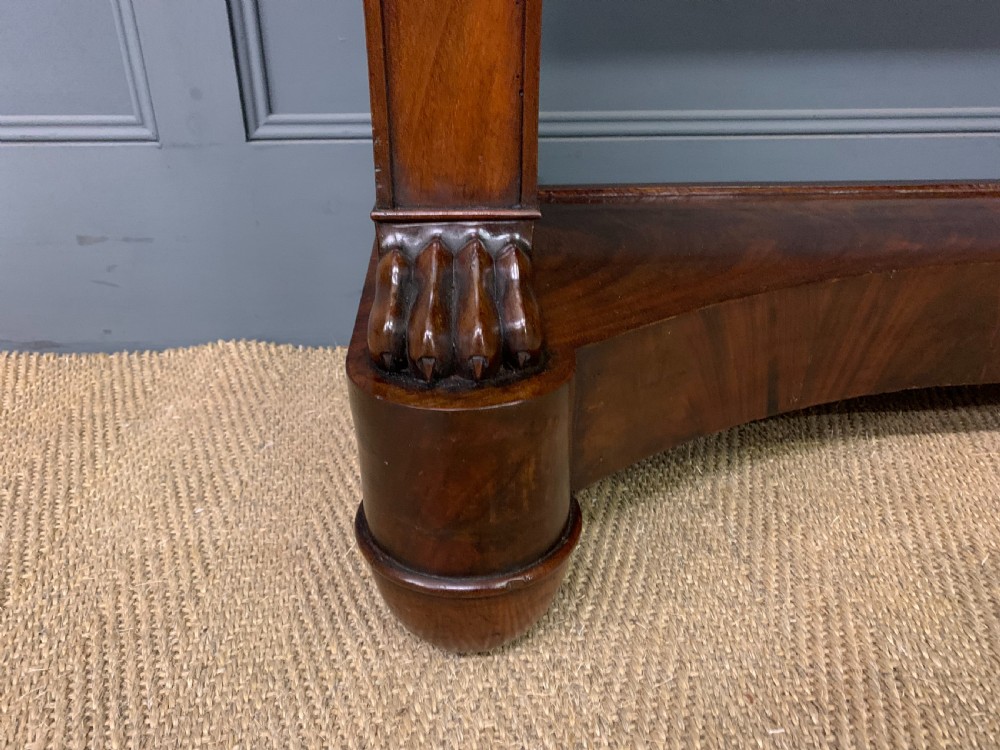 Regency Flame Mahogany Console Table View VI