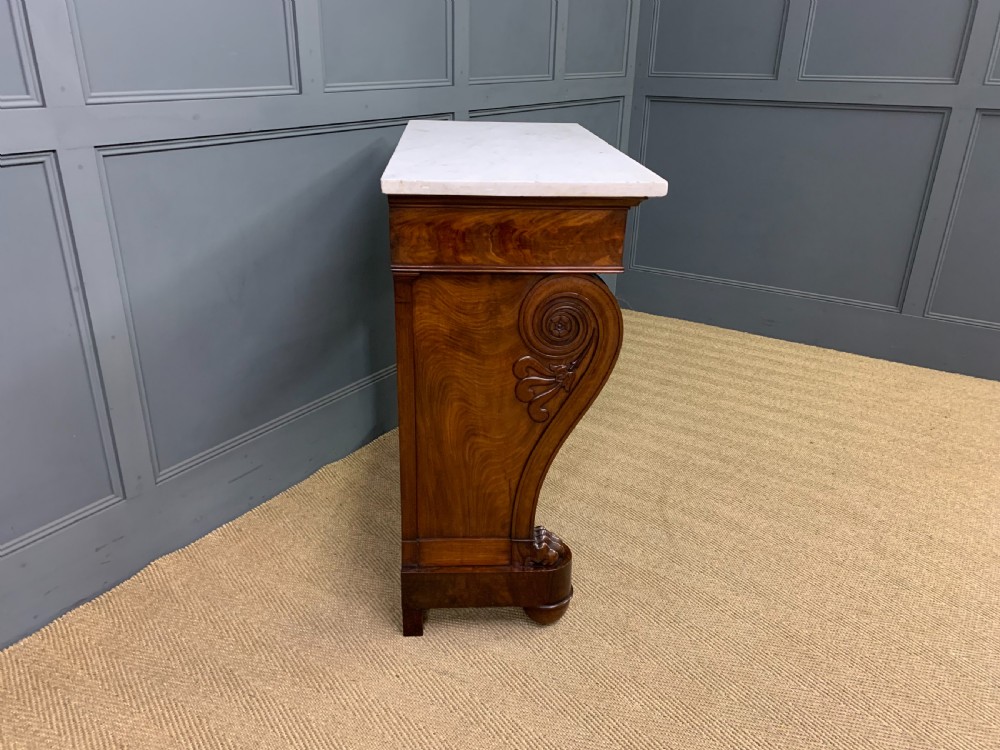 Regency Flame Mahogany Console Table View VII