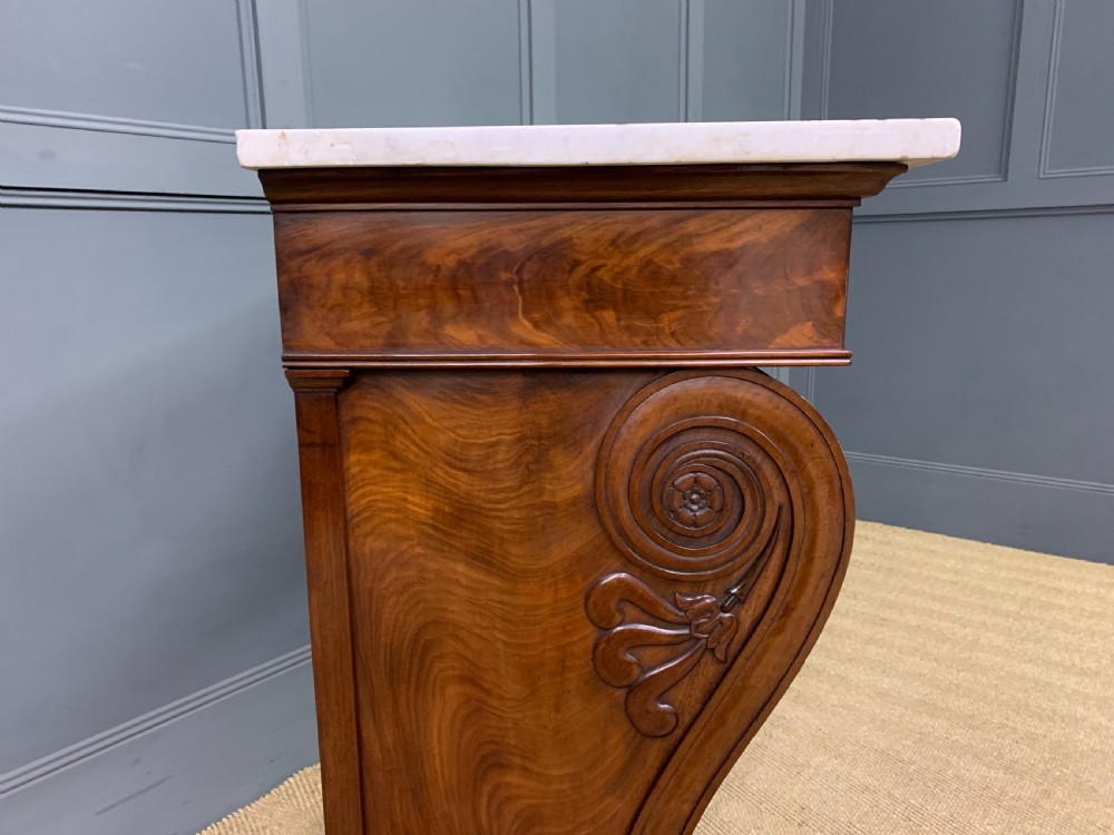 Regency Flame Mahogany Console Table View VIII