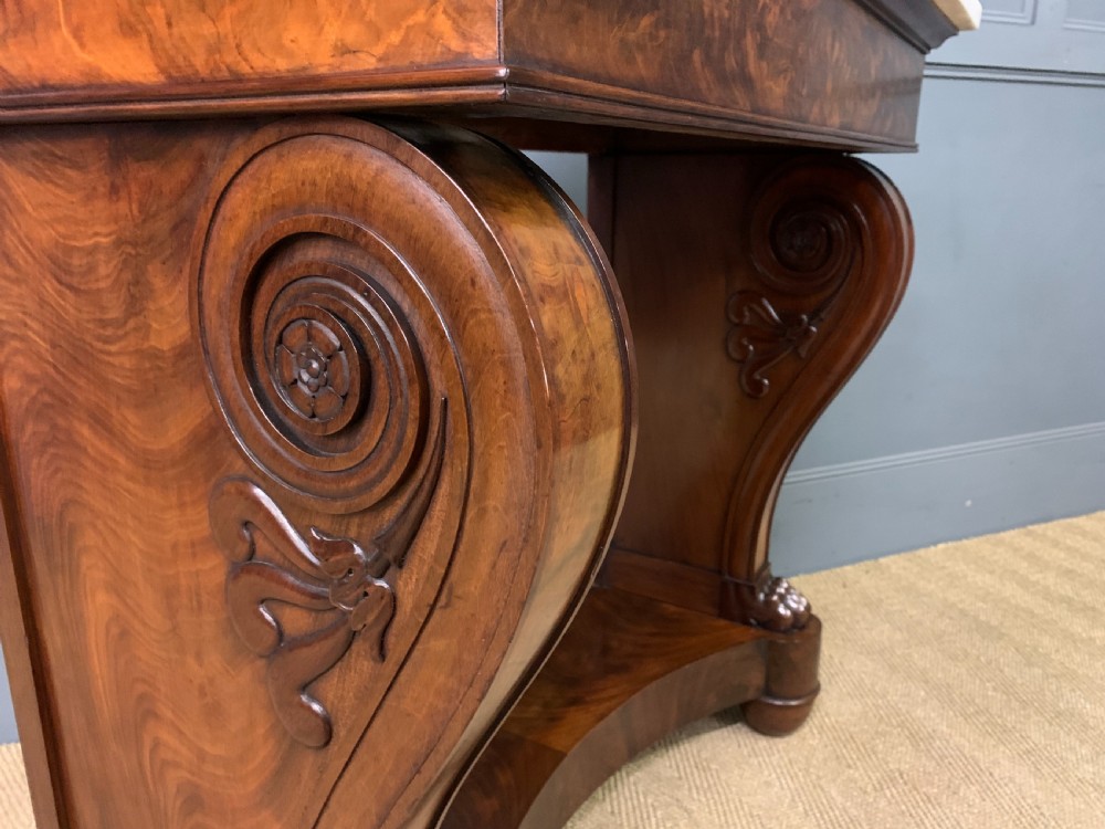 Regency Flame Mahogany Console Table View X