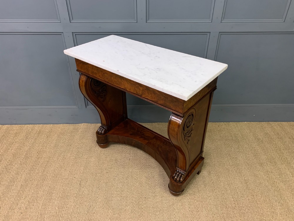Regency Flame Mahogany Console Table View XI