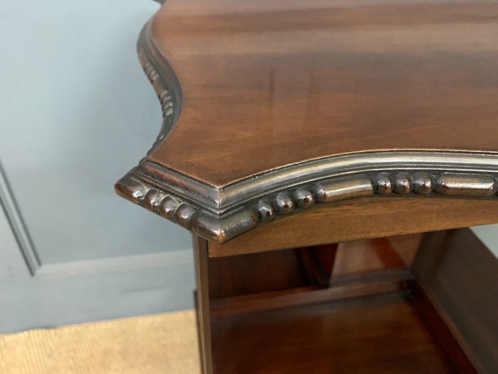 Edwardian Mahogany Revolving Bookcase View IV
