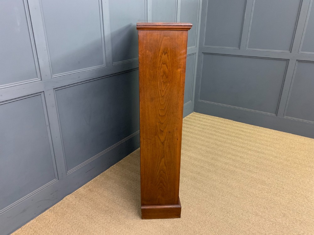 Edwardian Period Walnut Open Bookcase View VIII