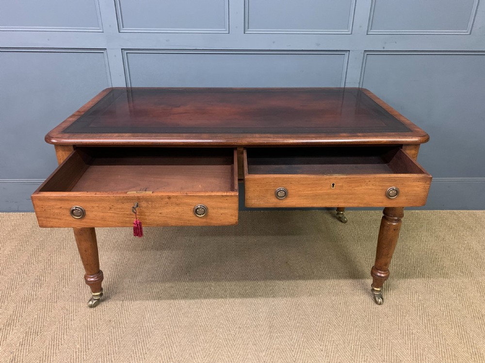 Victorian Mahogany Writing Table View X