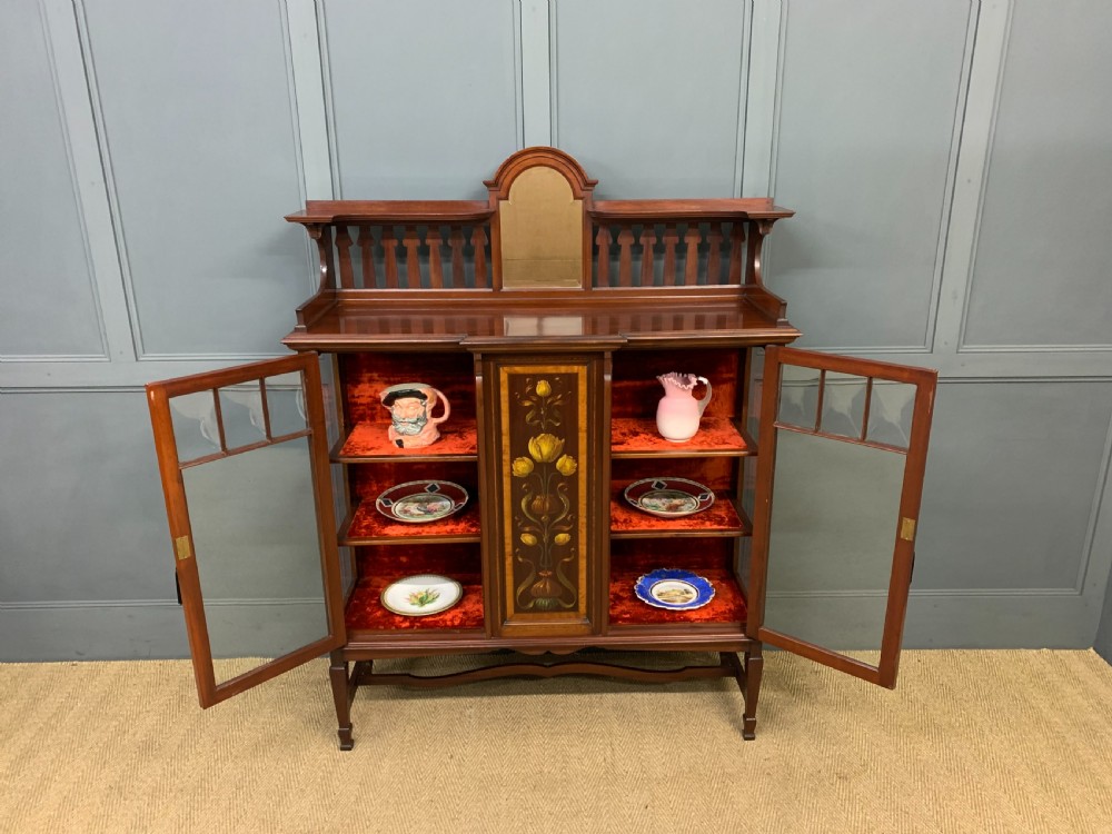 Shapland and Petter Mahogany Display Cabinet View VI