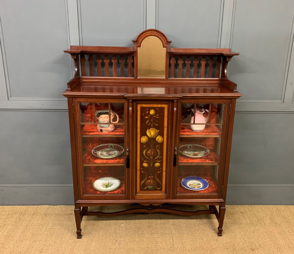 Shapland and Petter Mahogany Display Cabinet View VIII