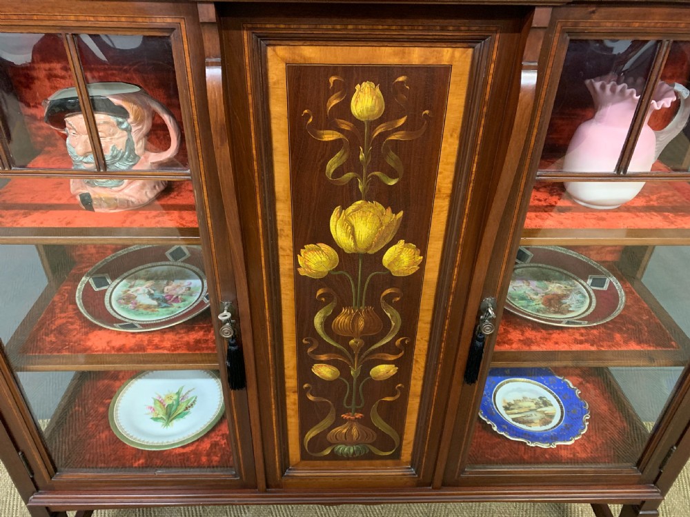 Shapland and Petter Mahogany Display Cabinet View IX