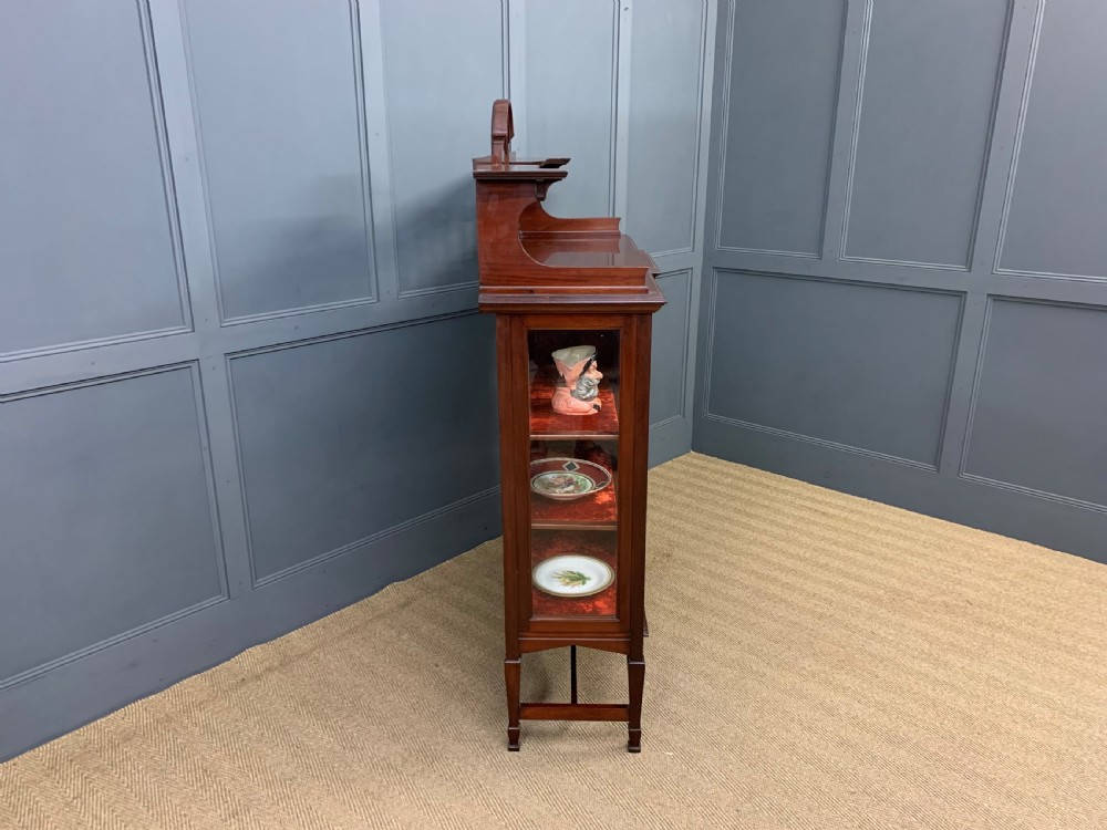 Shapland and Petter Mahogany Display Cabinet View X