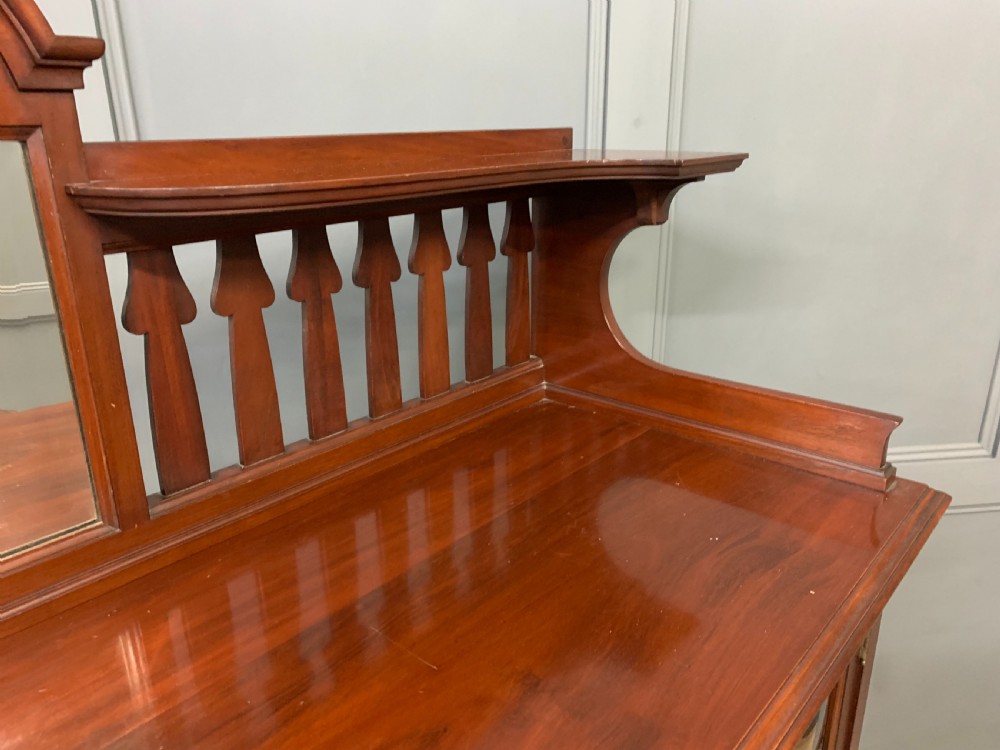 Shapland and Petter Mahogany Display Cabinet View XI