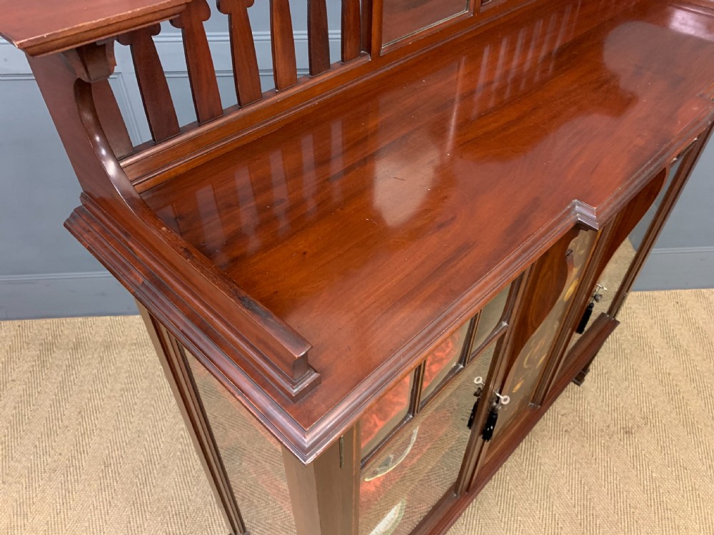 Shapland and Petter Mahogany Display Cabinet View XII