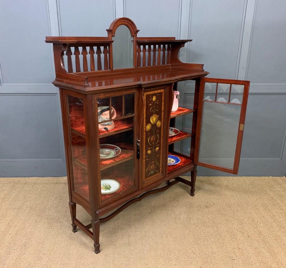 Shapland and Petter Mahogany Display Cabinet View XIV