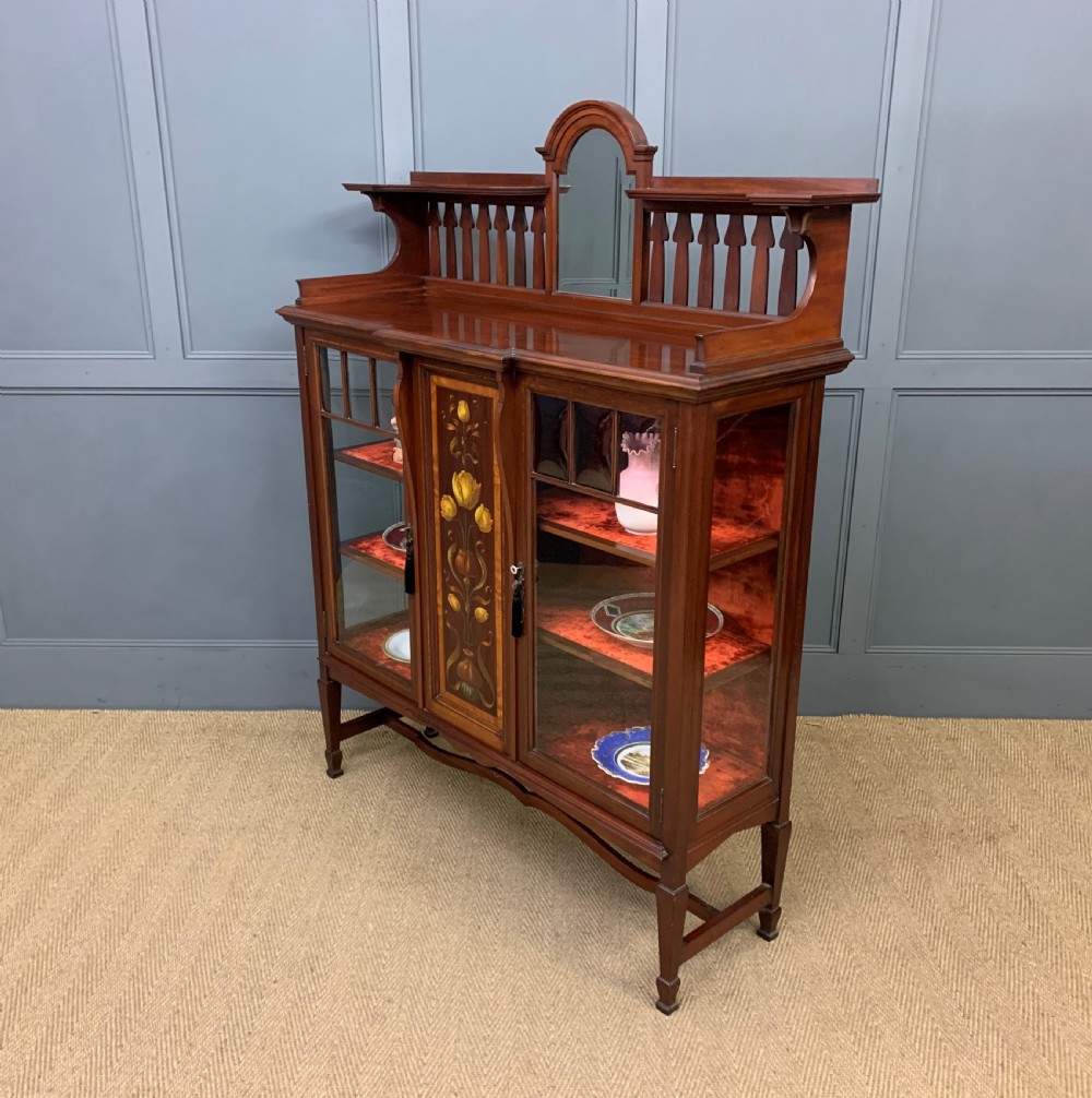 Shapland and Petter Mahogany Display Cabinet View XV