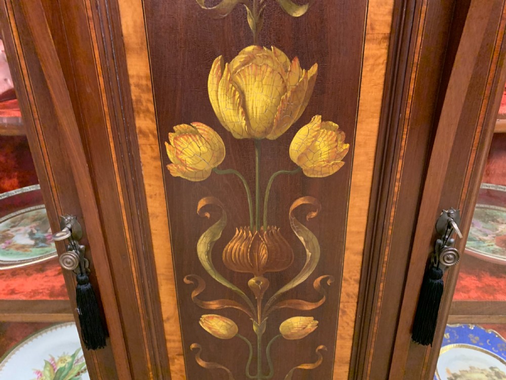 Shapland and Petter Mahogany Display Cabinet View XVI