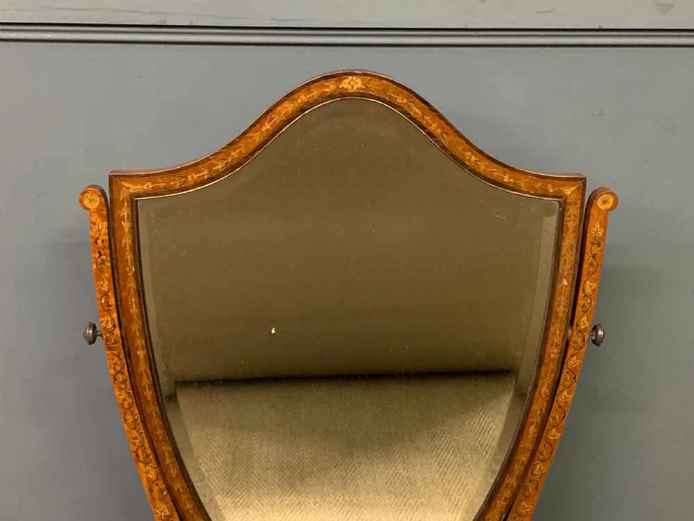 Inlaid Satinwood Dressing Table Mirror View IV