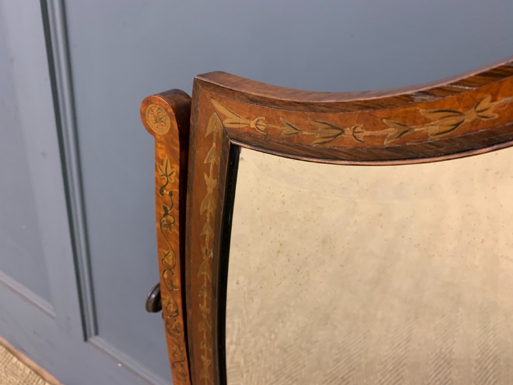 Inlaid Satinwood Dressing Table Mirror View VII