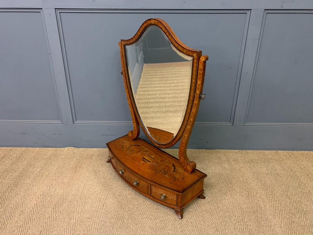 Inlaid Satinwood Dressing Table Mirror View XIII