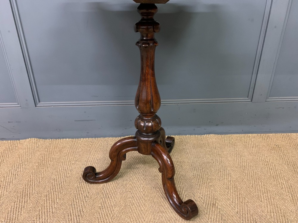Victorian Rosewood Bijouterie Table View VI