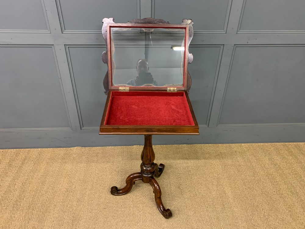 Victorian Rosewood Bijouterie Table View VIII