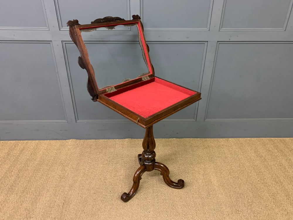Victorian Rosewood Bijouterie Table View IX