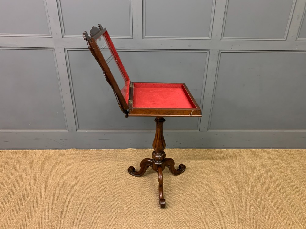 Victorian Rosewood Bijouterie Table View X