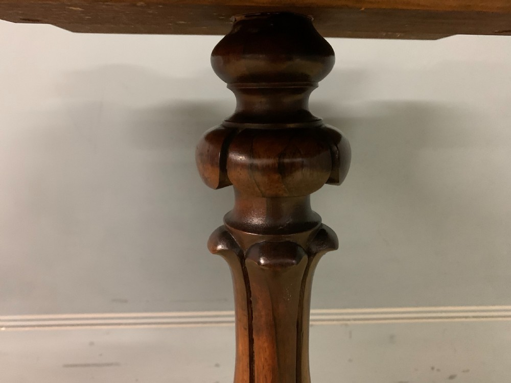 Victorian Rosewood Bijouterie Table View XII