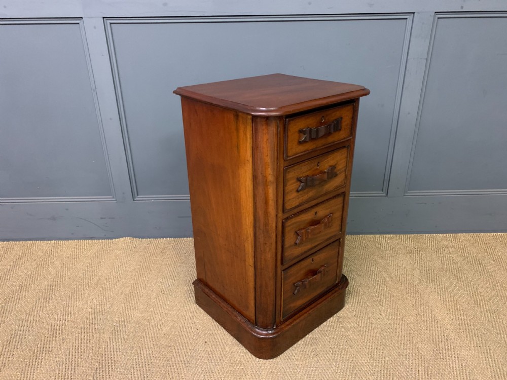 Pair of Victorian Mahogany Bedside Chests View XI