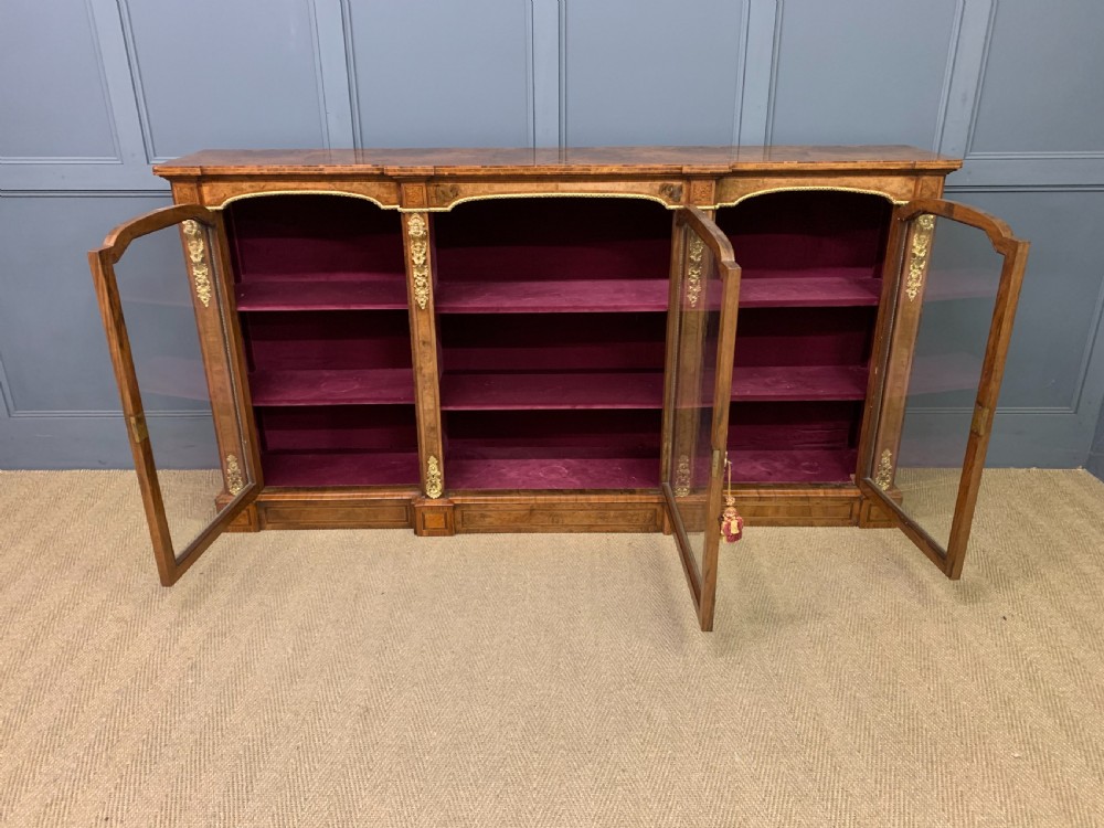 Victorian Burr Walnut Side Cabinet View XVII