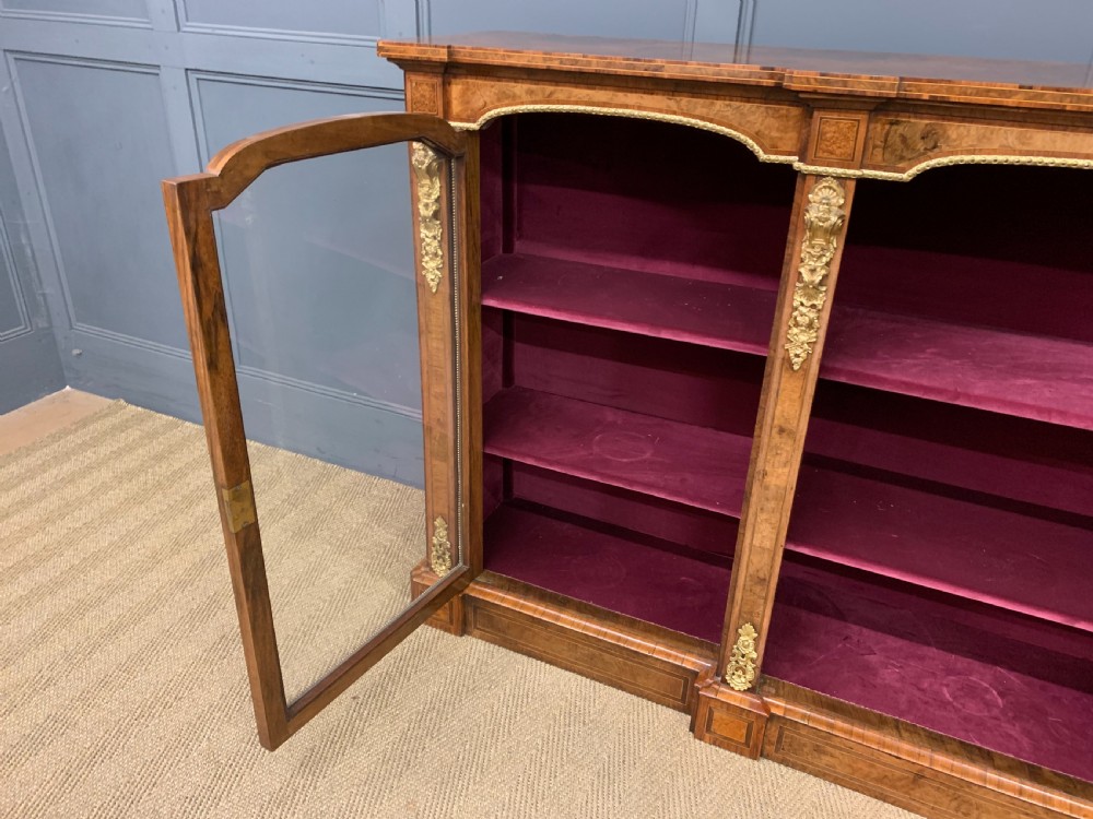 Victorian Burr Walnut Side Cabinet View XVIII