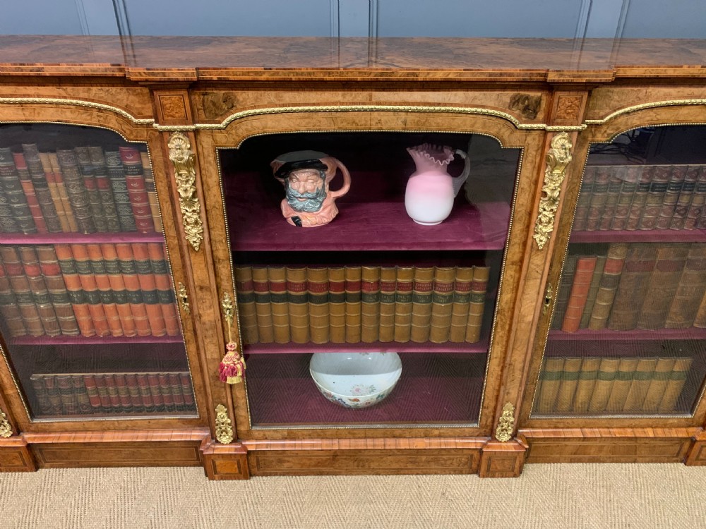 Victorian Burr Walnut Side Cabinet View XXII
