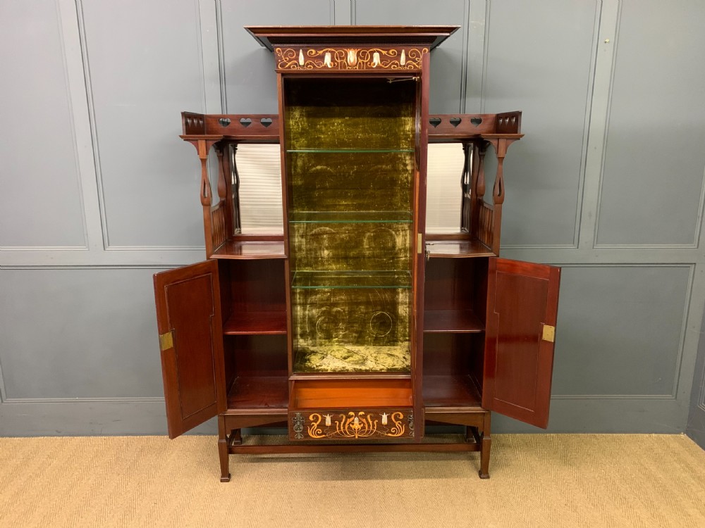 Arts and Crafts Display Cabinet by Shapland and Petter View VI