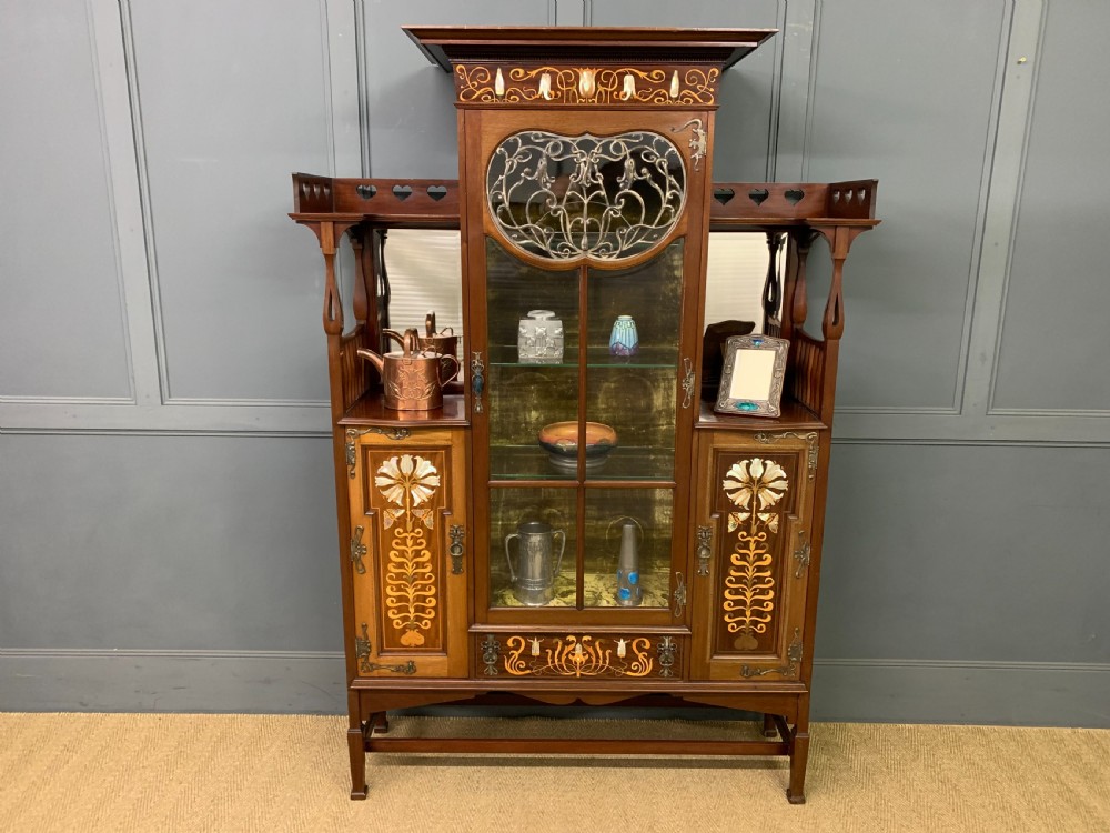 Arts and Crafts Display Cabinet by Shapland and Petter View VII