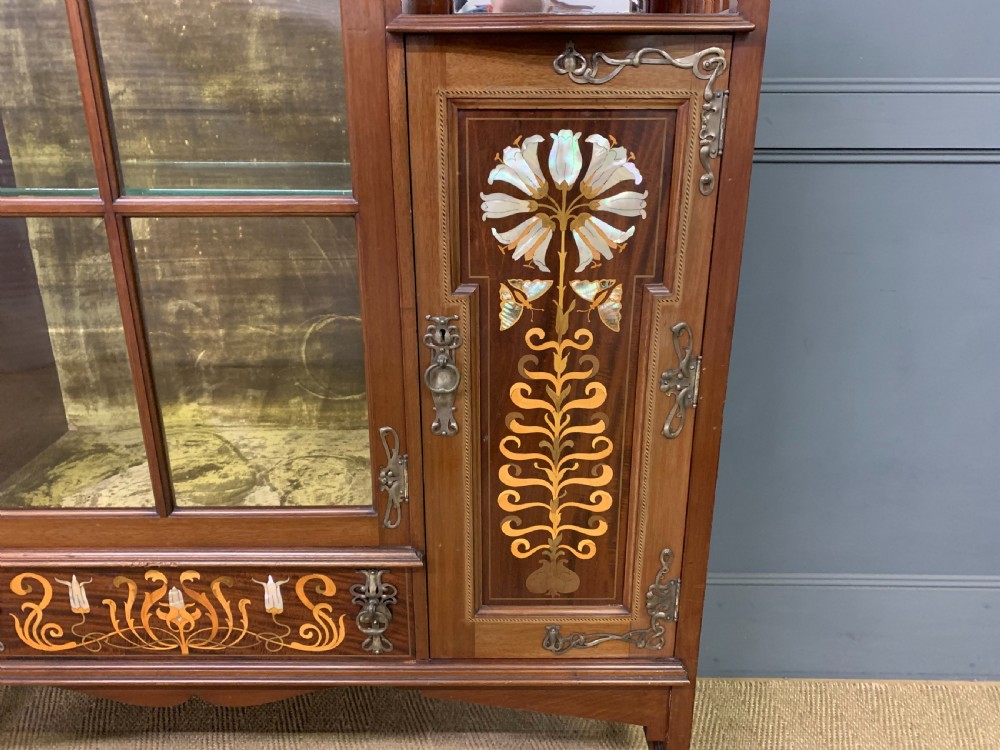 Arts and Crafts Display Cabinet by Shapland and Petter View IX