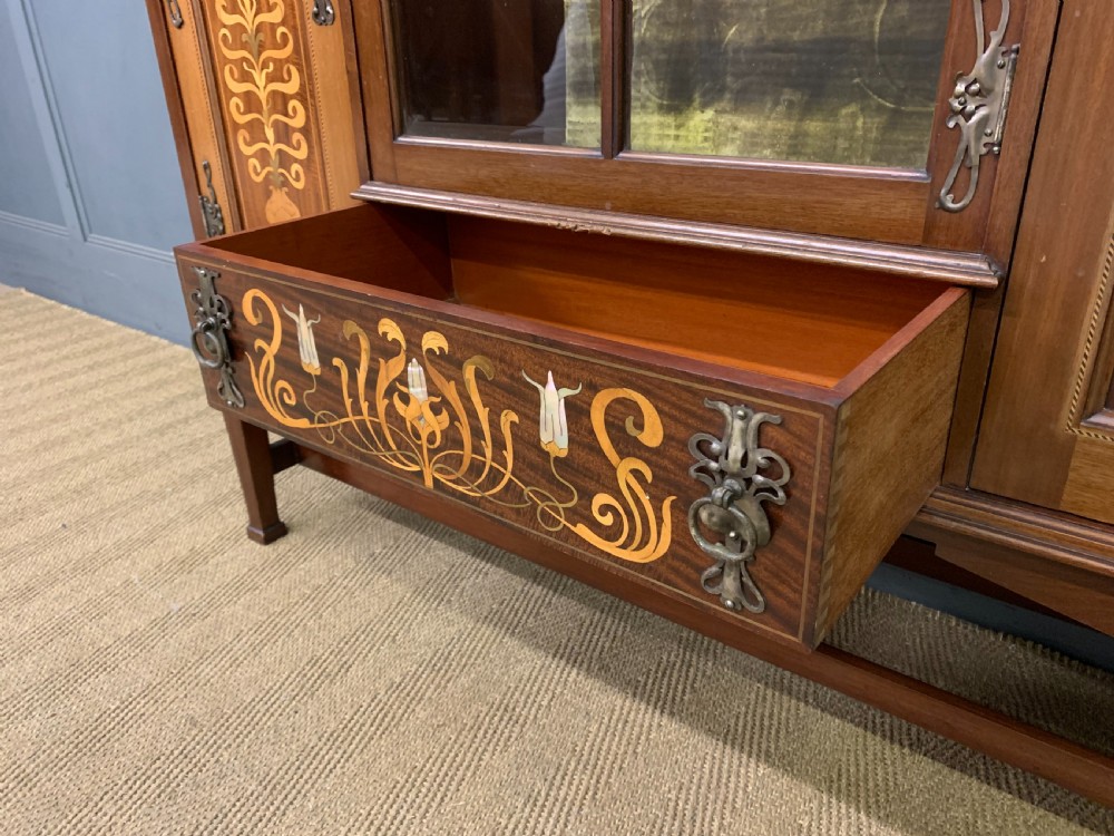 Arts and Crafts Display Cabinet by Shapland and Petter View XIV